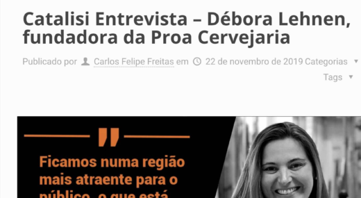 DÉBORA LEHNEN, FUNDADORA DA PROA